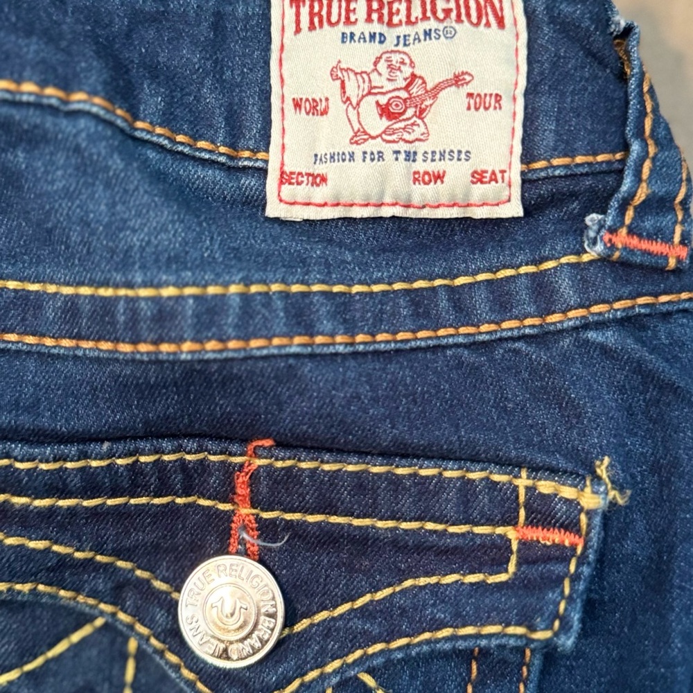 True Religion Little Girl Flare Blue Jeans